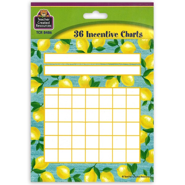 Lemon Zest Incentive Charts, PK36